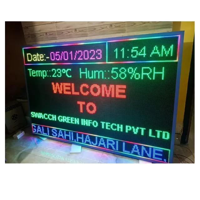 Fabriek Hete Verkoop Hoge Resolutie Hoge Kwaliteit Lopende Led Display Board Bangalisahi, Cuttack, Orissa, India