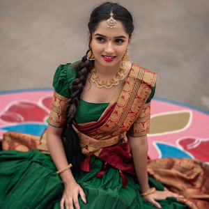 Treditionals Designer <strong>Lehenga</strong> Choli <strong>NEW</strong> TRENDING FOILPAPER EMBROIDERED WORK <strong>LEHENGA</strong> on GEORGETTE MAKE U BEST BEAUTY FULL
