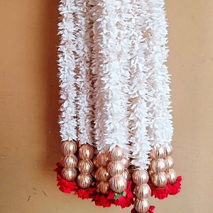 Jasmine Flower Garland With Rose Wedding Decoration Housewarming Festival Birthday Party Decor Idea Baby Shower <strong>Cradle</strong> Ceremony - Product Image 3