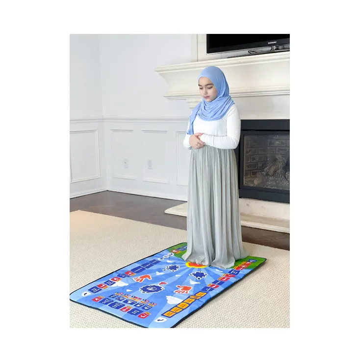 Discounted Price of Muslim Gift Children Portable Mat Top Quality Smart Interactive Electronic Kids Prayer Mat for Bulk Buyers