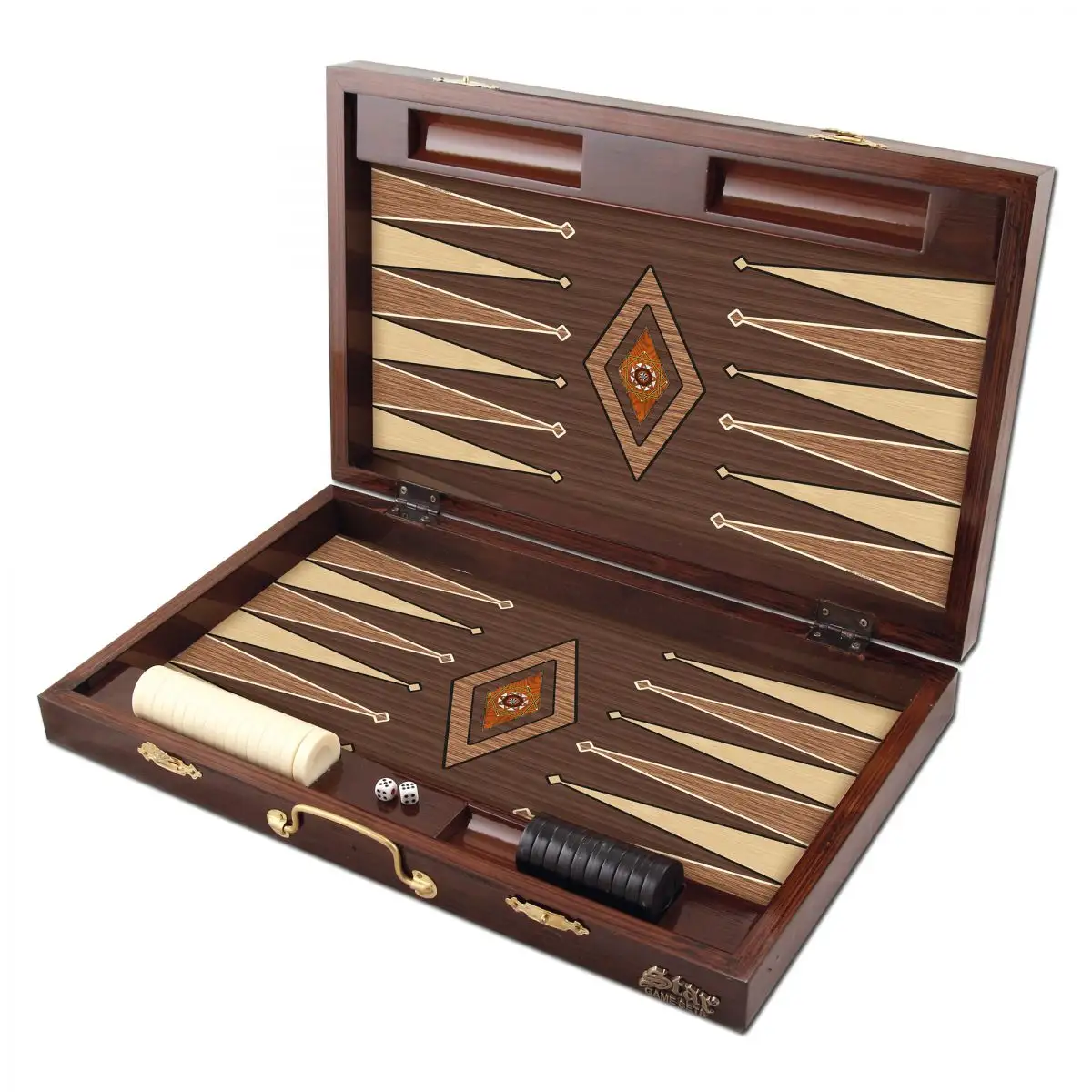 Bolsa VIP Backgammon Estuche de MDF de alta calidad de larga duración del fabricante Juego de mesa de bajo costo