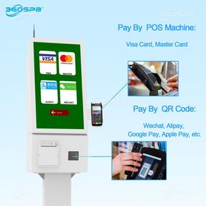 360SPB SFP21B 21,5 "LCD-Touchscreen Boden stehender Selbstbedienung kiosk für das Gesundheits wesen mit Catering-Software - Product Image 4