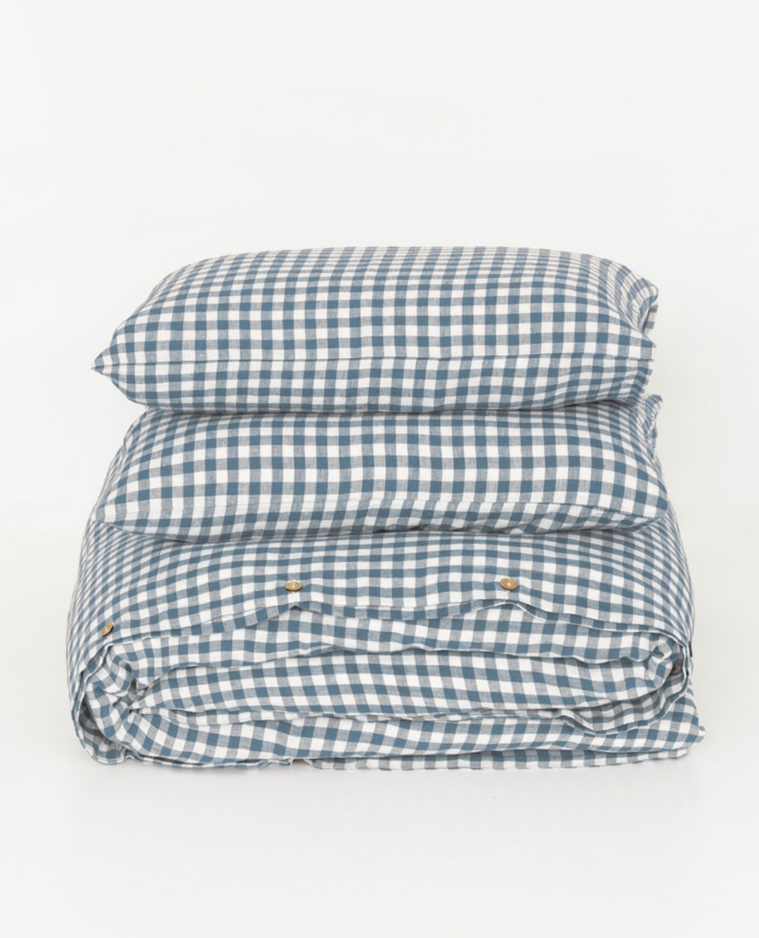 Grey Blue Gingham