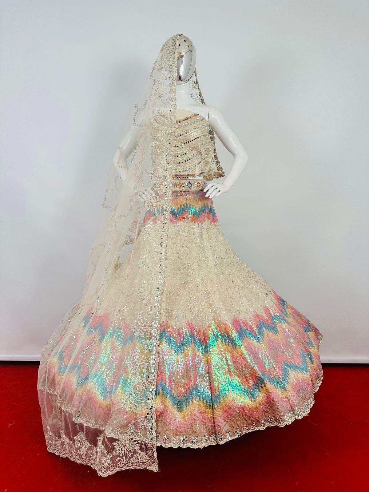 Rosa, Blanco, Turquesa