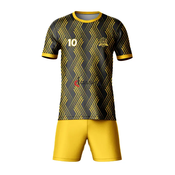 Venta caliente transpirable sublimación logotipo personalizado fútbol Jersey ropa deportiva uniformes conjunto equipo entrenamiento fútbol desgaste para adultos