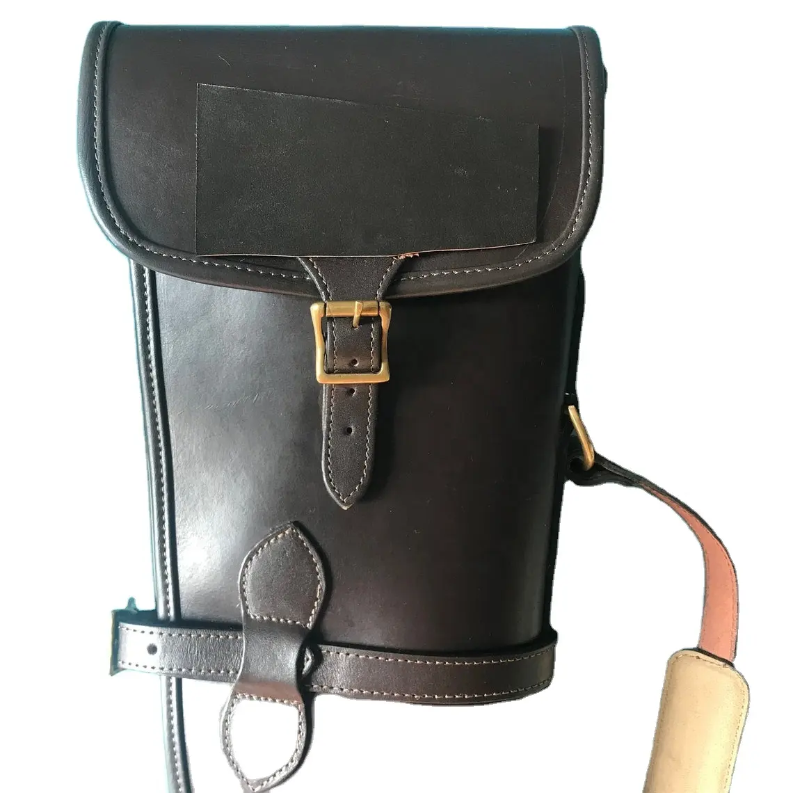 Premium Quality Genuine Leather Brown Short Slip Case Hunting Shooting Equipment