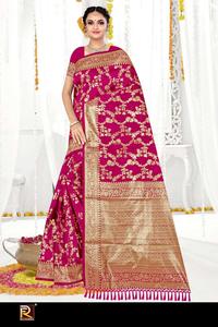 Ronishaファッションbanarasiデザイナーサリーインドの卸売業者 - Product Image 2