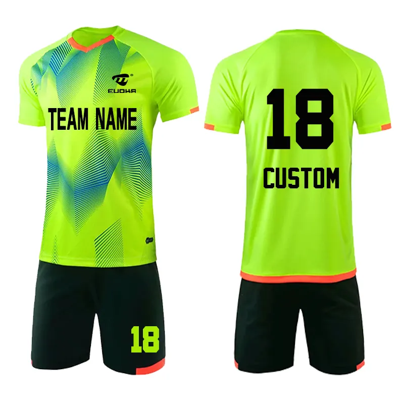 Uniforme personalizado de club de equipo, conjunto completo de fútbol, uniformes con calcetines a la venta, kits de fútbol, uniforme de fútbol para hombre