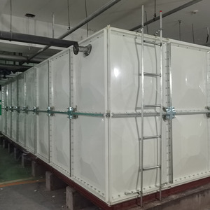 ถังเก็บน้ำ10m3 FRP GRP สำหรับอุตสาหกรรมทนทานแบบแยกส่วนประกอบถังเก็บน้ำสำหรับใช้ในฟาร์มพร้อมแผงหลัก - Product Image 4