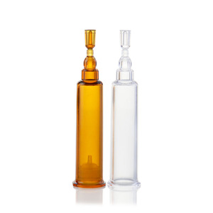 Clear âmbar 10ml vazio Sterile PET óleo essencial Seringa Seringa frascos de 2ml 3ml 5ml garrafas para cosméticos