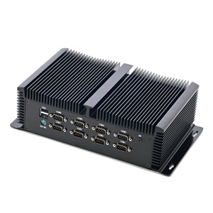 産業用PC FanlessインテルI7 1255U & I5 1235U 3 LANギガビット8 RS232 RS485ミニWindows/Linux/UbuntuコンピュータAU/USプラグ - Product Image 1