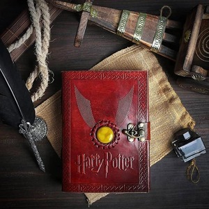 หนังสือหนังของเงาแฮร์รี่พอตเตอร์ของขวัญสำหรับชายและหญิงขอบกระดาษแม่มดคาถาหนังสือบันทึก Grimoire - Product Image 1