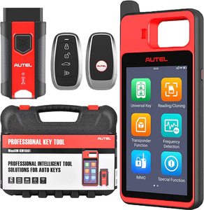2023 New Alternative IMMO <strong>Key</strong> <strong>Programmer</strong> Wireless Autel MaxiIM KM100 (E) <strong>Key</strong> Fob Programming Tool with 2 Blank Ikeys - Product Image 2