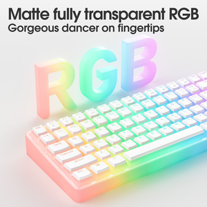 ONIKUMA G30 Moda Teclado RGB LED Backlit Teclado Mecânico Gamer Com Fio Ergonômico Mini Teclado Gaming