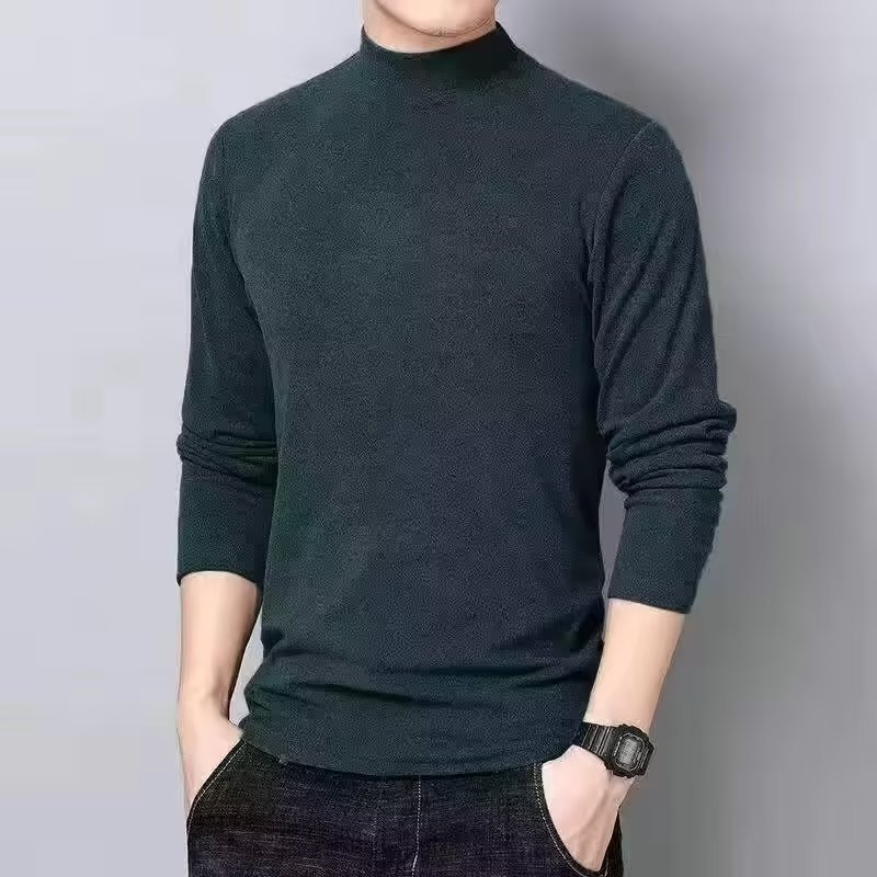กำมะหยี่สีเขียวคอเต่าครึ่งตัวจากเยอรมัน