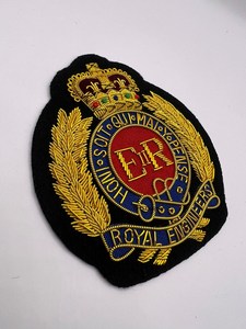 Bán Buôn Lực Lượng Dây Vàng Tay Thêu Phù Hiệu Sáng Bóng Thêu Dệt Các Bản Vá Lỗi Twill Vải Cho Đồng Phục Cấp bậc Tùy Chỉnh - Product Image 6