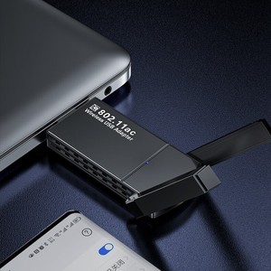 Adattatore Ethernet per scheda di rete per PC, scheda di rete con 3.0 WIFI 1300Mbps Dual-band - Product Image 3