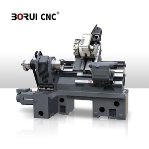 Torno CNC de alta precisión de 5 ejes con riel duro de cama inclinada y Torreta para torneado y mecanizado de metales - Product Image 3