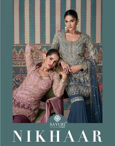 Direct Factory Supply Traditional Style Heavy Sharara Suit Pure Georgette with Sequence Embroidery Work Directly Gujarat <strong>India</strong> - Product Image 5