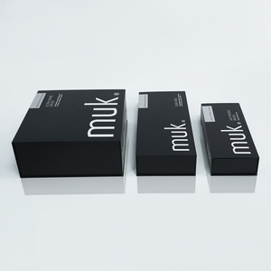 Có Thể Tái Chế Sang Trọng Tùy Chỉnh Màu Đen Loại Cuốn Sách Bao Bì Hộp Quà Tặng Cứng Cứng Ban Cứng In Logo Quà Tặng Từ Hộp Giấy Cho Máy Sấy Tóc - Product Image 3