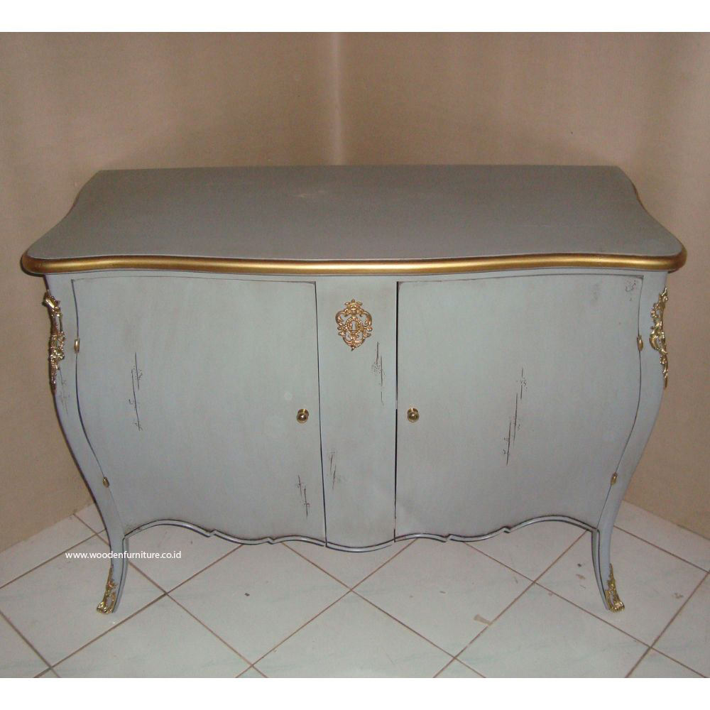 Or antique + gris peint