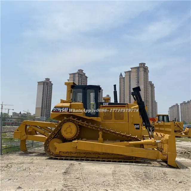 Bulldozer CAT usado barato D7h D8k Cat D7h D7g D8r D9n D9r bulldozer para la venta