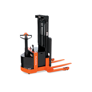 轻型对讲机堆垛机易于运输，非常适合轻型仓库和储藏室任务 - Product Image 1