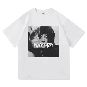 Lady Gaga <strong>Mayhem</strong> New Album Tee <strong>Shirt</strong> Homme New in Top Tees Men ringer short sleeve Round Neck Printing Pullover T-<strong>Shirt</strong> 50513 - Product Image 4