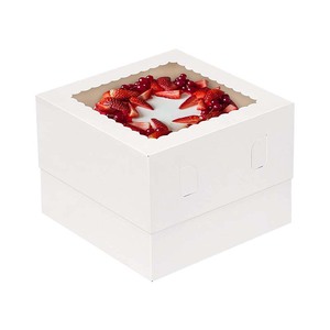 カスタマイズ可能な10x10x8ケーキ包装箱カスタム印刷中国工場食品用 - Product Image 2