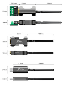 DTECH 4km DTU RS485 To Lora TPUNB Wireless Serial Data Transceiver Converter for Smart Cities - Product Image 5