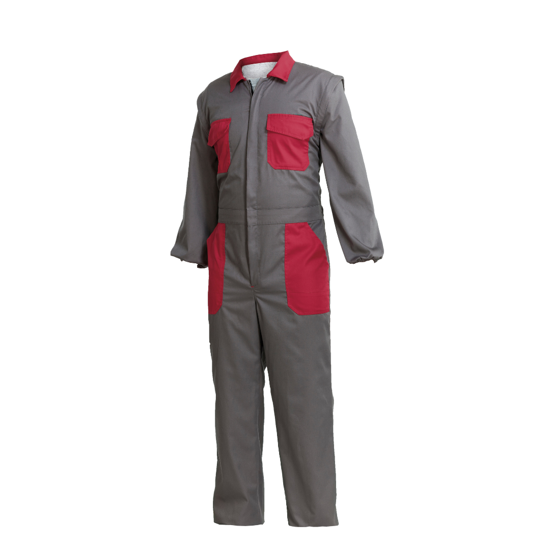 Dark Gray + red