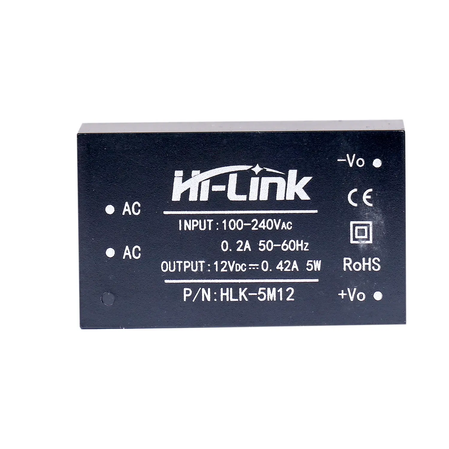 HLK-5M12 Strommodullieferung von Hi-Link Shenzhen 5 W AC DC 220 V 3,3 V/5 V/9 V/12 V/24 V- Autorisierter Vertriebspartner von AC-DC-Wechselrichter