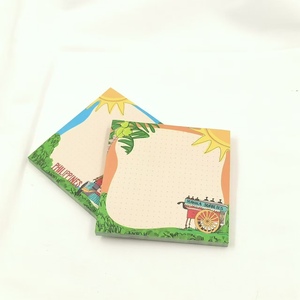 Bloc de notas de papel de impresión colorido creativo personalizado Bloc de notas adhesivas Bloc de notas coloridas regalo Nota adhesiva - Product Image 2