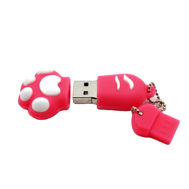 2023漫画64GBブラウンピンクブラックブルー猫爪USBフラッシュドライブusb 2.0 4GB 8GB 16GB 32GB pendriveギフトusb - Product Image 2