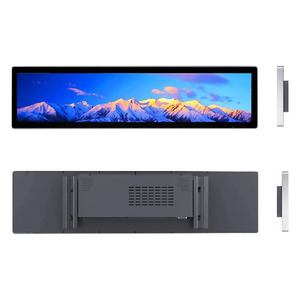 Android <strong>System</strong> Supermarket Shelf Commercial Digital Advertising Signage Touch Tft Stretched Bar Type Lcd Screen <strong>Display</strong> Monitor - Product Image 1