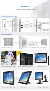 JAWEST 12 Inch OEM ODM Customized J1900 J4125 I3 I5 I7 Quad Core <strong>X86</strong> Fanless Industrial Panel PC Touch Panel <strong>Computer</strong> <strong>Embedded</strong> - Product Image 5