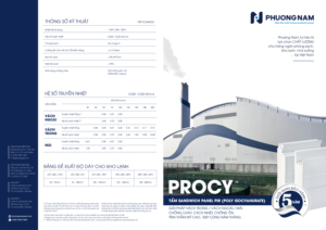 Procy siêu PIR nội bộ Tường Bánh Sandwich <span class=keywords><strong>Panel</strong></span> Hiệu suất nhiệt cao và khả năng chịu nước cho công nghiệp & phòng sạch sử dụng - Product Image 3