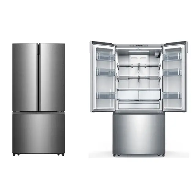 Refrigerador porta dupla geladeira para residências Household Hotel Use Cooling Freezing