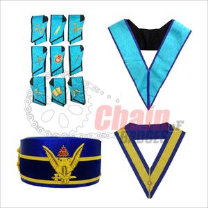 ロイヤルアーチ章州エプロンバッジハンド/機械刺繍バッジ工場直送OEMサービス - Product Image 3