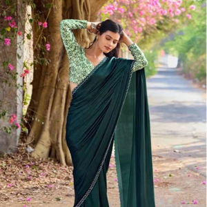 Hindistan'da Kashvi oluşturma neel vol 16 son saree tasarımları toptan - Product Image 4