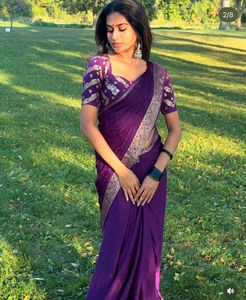 רך מצעים ג 'ורג' ט bandhej Saree עם ג pallu עבודה & לטקס unstriped פועל חולצה 4 צבעים זמינים