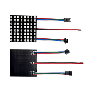 Цифровая DC5V Адресуемая Светодиодная панель 8x8 пикселей SK9822 RGB светодиодная матричная лампа для декора событий - Product Image 3