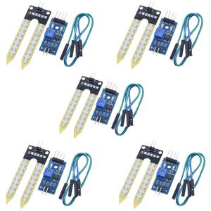 3,3 V - 5 V Bodenfeuchtigkeitsdetektor Sensor Bodenfeuchtigkeitssensor Bodenhygrometer Detektion für automatisches Bewässerungssystem Roboter intelligentes Auto - Product Image 5
