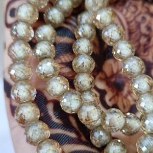 AAA Grade 6mm Yellow Moissanite <strong>Beads</strong> <strong>Excellent</strong> Cut Customized Jewelry 4mm 8mm 10mm Stone Sizes Faceted Mangal Sutra Available - Product Image 3