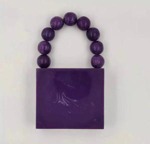奢华设计师树脂元离合器手提包女士钱包派对用品女士时尚离合器定制婚礼钱包