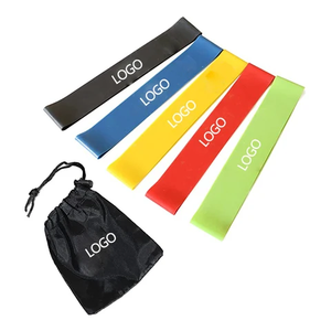 Juego de bandas de ejercicio con logotipo personalizado, bandas de bucle de resistencia y cadera TPE para yoga, gimnasio, entrenamientos, Material de látex, deportes de entrenamiento físico - Product Image 1