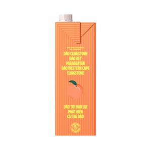 Vinamilk - Fruit <strong>juice</strong> - Peach <strong>Juice</strong> <strong>Nectar</strong> - 1L X 12 Boxes Per Carton (TP Brik Box) - Product Image 2