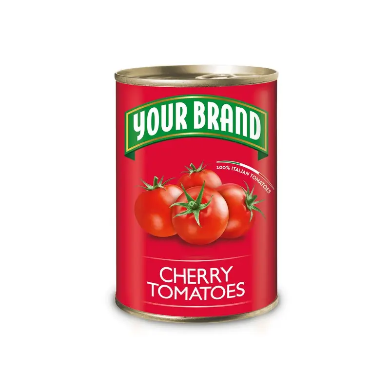 Top Quality 100% Italian Cherry tomatoes in easy-open cans 24x400g Steamed Processing No added salt For Export