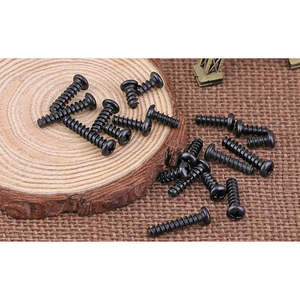 1000pcs Black Pan Round Head Flat Tail End Self Tapping <strong>Screws</strong> <strong>M1</strong>.4 <strong>M1</strong>.<strong>7</strong> M2 M2.3 M2.6 M3 Sizes - Product Image 2