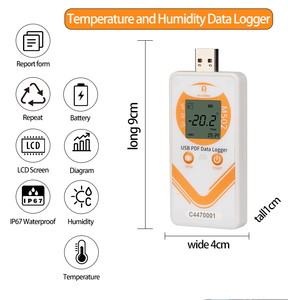 Humidity &amp; <strong>Temperature</strong> Measurement <strong>Data</strong> <strong>Logger</strong> With Lcd Screen <strong>Data</strong> <strong>Logger</strong> <strong>Temperature</strong> Food Cold-chain Logistics - Product Image 5